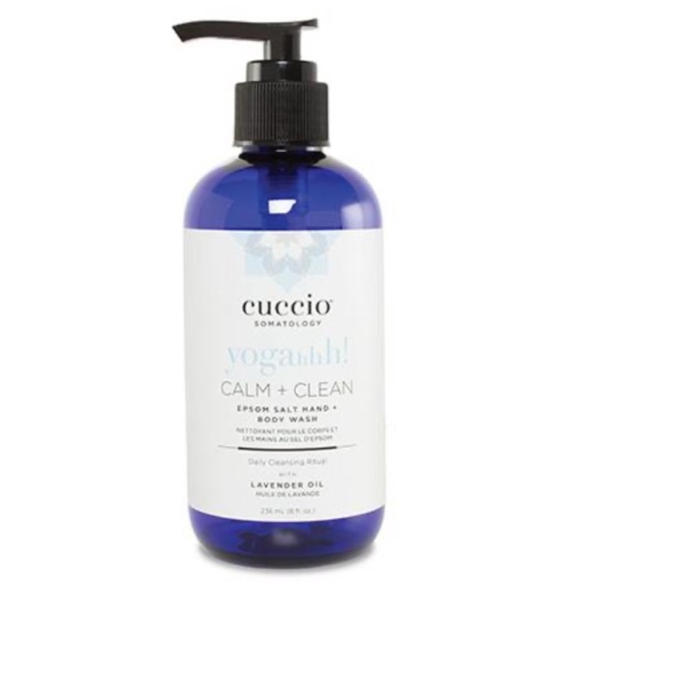 Cuccio-CALM + CLEAN LAVENDER BODY + HAND WASH 8oz.